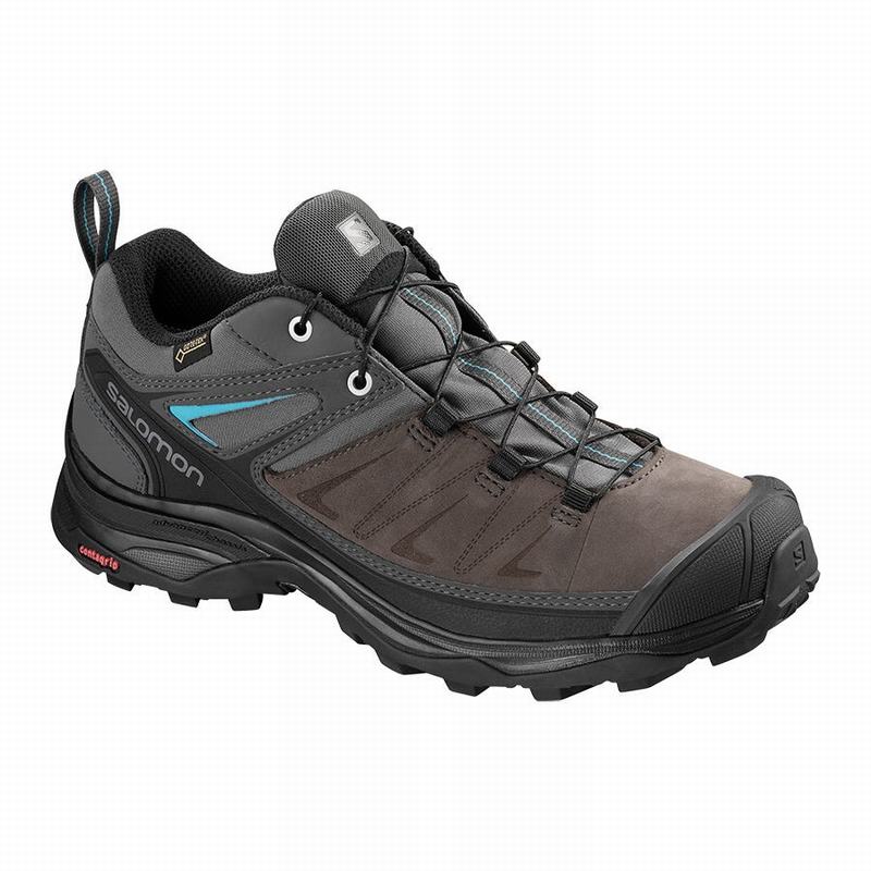 Chaussures De Randonnée Salomon Femme Grise - Salomon X ULTRA 3 LTR GTX W - France (2968-OHXBT)